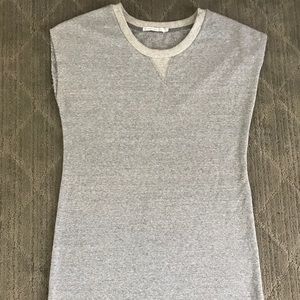 Alternative Gray Sleeveless Mini Sweater Dress - M